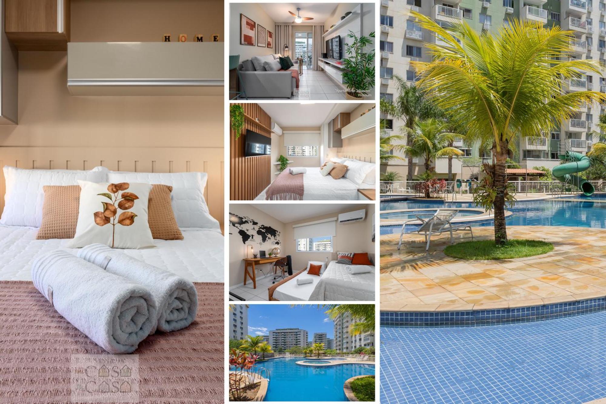 Varanda Rio: 2-Bedroom Apartment with Pool and 24/7 Security Near Riocentro - Rio de Janeiro